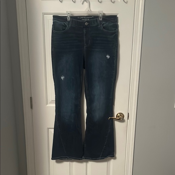 Maurices Denim - Maurices Blue Flare Wide Leg Jeans